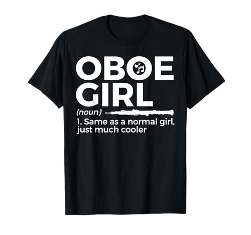 Definición de chica de oboe divertida Camiseta