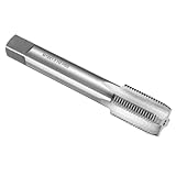 QUARKZMAN Metrisches Hand-Gewindebohrer M19 x 1.5, HSS6542(M2) Gewindeschneider, Rechtshänder, 4 Gerade Flöten Mittelschneider für Gusseisen, Kupfer, Kunststoff