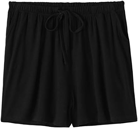 Vislivin Womens Pajama Shorts Lounge Pants Black M