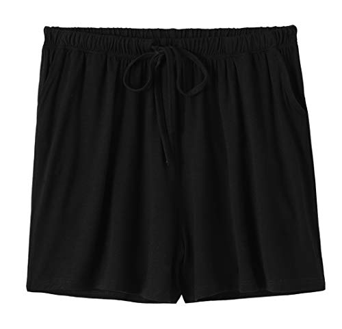 Vislivin Womens Pajama Shorts Lounge Pants Black M #TOP27