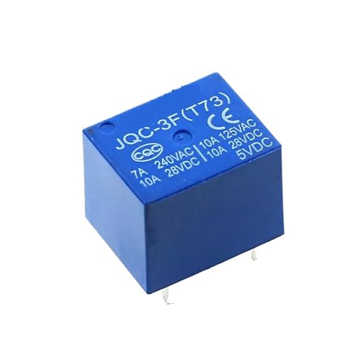 Relais T73 JQC-3F 5V 12V 24V 10A | Composant électronique DIP5 pour circuit imprimé