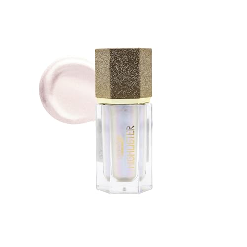 Glam'Up Paris - Highlighter Liquide - Illuminateur Liquide Léger - Beauty Glow Highlight - Surligneur Imperméable pour le Visage ou le Corps - Texture Crème - Longue Durée - N°3 - Sunbath