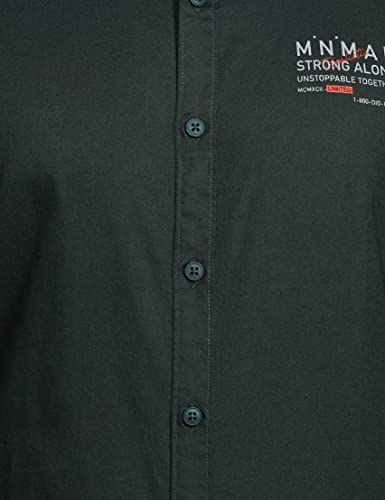 Image of Spykar Men's Printed Slim Fit Shirt