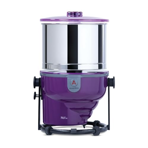 Image of Tilt DX Wet Grinder, 2L Capacity, 120W, 1440 RPM, 5 Years Warranty, ABS Body, Tilting Body for Ease of use, Stainless Steel Drum (2 Litre, Purple)