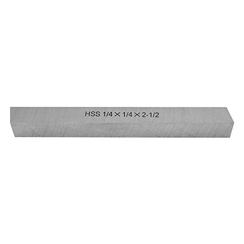 5 Pc 1/4" x 1/4" x 2-1/2" HSS Square Tool Bit Set miniatura 3