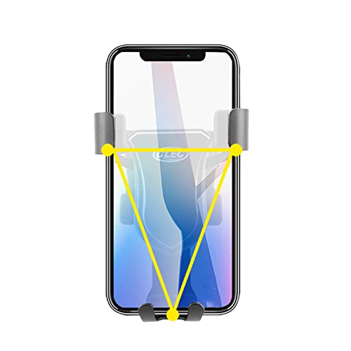 2010-2024 for Toyota 4Runner Phone Holder Interior Car Dashboard Air Vent Outlet A/C Mount Cell Phone Holder Stand Phone Cradles Compatible with Most Smartphones (Silver)