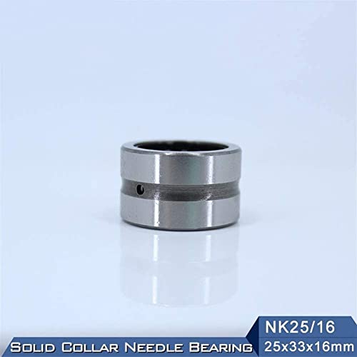 Rodamiento NK25/16 de agujas con cuello sólido de 25x33x16mm 4