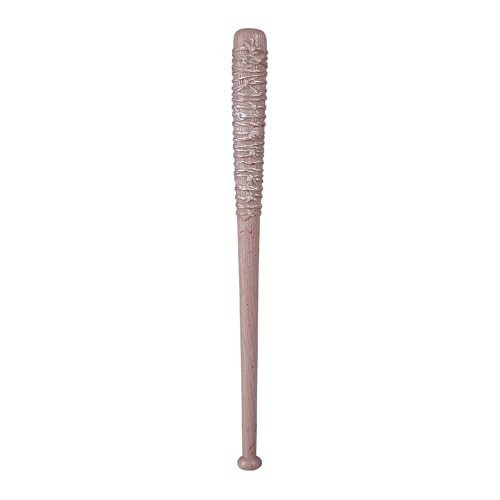 My Other Me - Bate marrón para adulto unisex con alambre 75 cm. Un accesorio impactante para completar tu personaje más temible