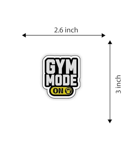 Image of Gift Me Bazar Gym Mood On Fridge Magnet Refrigerator Stylish for Home & Kitchen Decoration Items Magnets | Gift for Gym Lover | Motivational Fridge Magnets