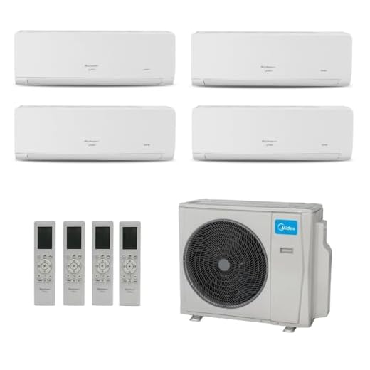 Ar-Condicionado Multi Split Inverter Springer Midea 36.000 BTUs (4x Evap HW 12.000) Quente/Frio 220V