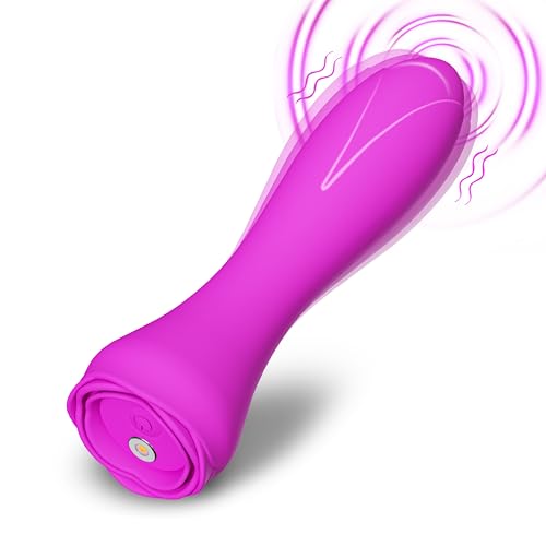 Rose Plug Anales con Vibración Juguetes Sexuales - Vibradorador Mujer Mando Juguetes Eróticos para Pareja Sexuales con 10 Modos Fuertes Vibrador Anal Plug Estimulador Prostata Juguete Sexuale para Hom