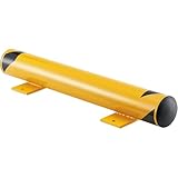 Global Industrial Floor Stop Bollard w/Removable Caps, 4-1/2