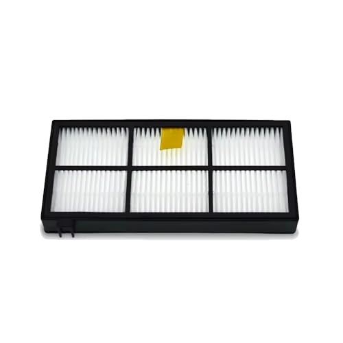 TALENTEC home | 1x Filtro HEPA Repuesto Compatible con iRobot. Para Roomba series 800 y 900 | Modelos: 800, 860, 866, 870, 871, 876, 880, 886, 890, 900, 960 | Plástico ABS | Blanco y Negro