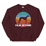 Teegarb Letter Blanket Hilarante Antiguo Nostálgico Perro Racing Italia Lover Novedad Italia Sabuesos 3, Granate, Small