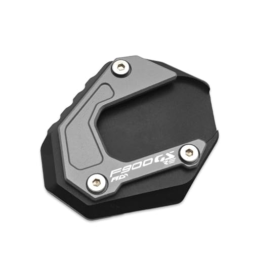 Ständer Verlängerung Pad Für F800GS F900GSADV 2024 2025 Motorrad CNC Kickstand Seite Stehen Enlarger Verlängerung Pad(Grey For F900GSADV)