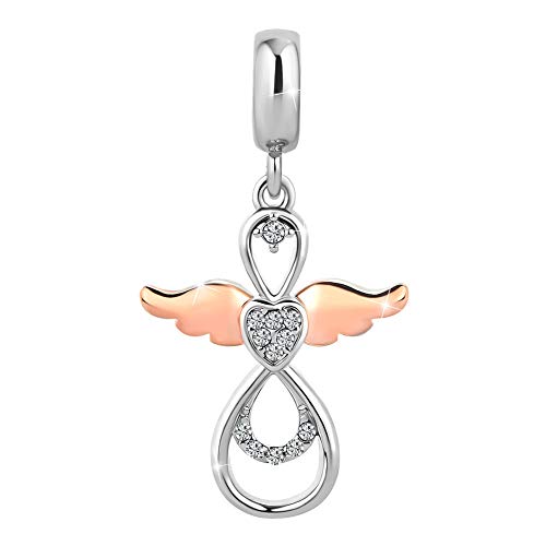 CharmSStory Infinity Love Charm Angel Wings Bead for Bracelet2