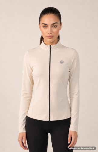 Image of PUMP'D Women's Jacket | Slim Fit | Thumb Hole Open Sleeve | With zipper | Perfect for workout