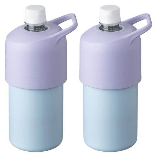 �A�g���X �y�b�g�{�g���z���_�[ 2�Z�b�g ���� 500ml 650ml �ۗ� �ۉ� �y�b�g�{�g���N�[���[ �^��f�M ������t�� �X�e�����X �y�b�g�{�g���J�o�[ �J���r�i �p�`�y�b�g�{�g���Ή� �{�g���C���{�g�� ���x���_�[×�u���[ ABIB-C2LAXBL