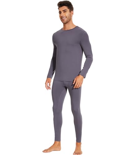 WiWi Thermal Underwear for Men Bamboo Viscose Long Johns Set Soft Warm Base Layer Lightweight Top and Bottom Sets S-XXL - Image 5