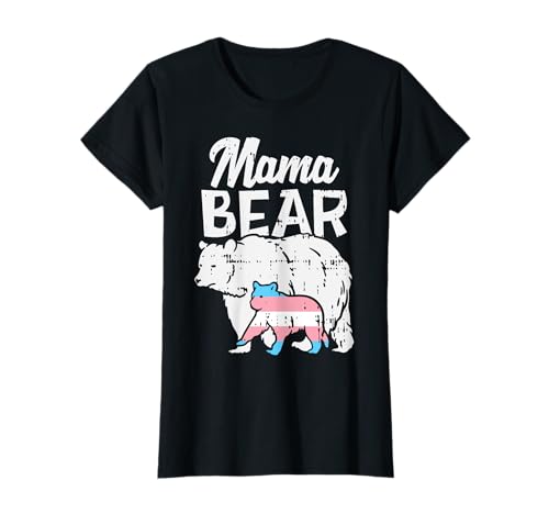 Mama Bear Transgender Trans Pride Flag Transexual LGBT Gift T-Shirt