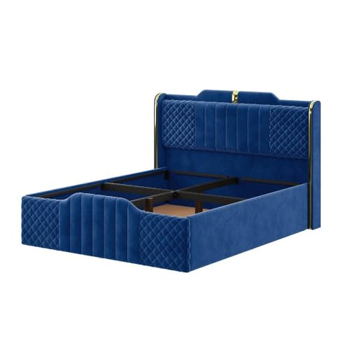 Image of Wakefit Velura Queen Size Storage Upholstered Bed