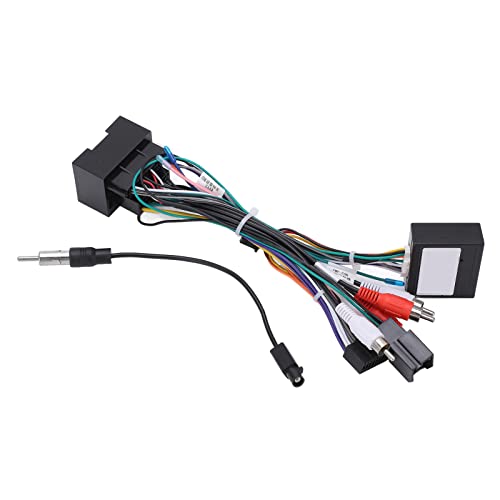 Tihebeyan Reemplazo del Mazo de Cableado de Radio con Caja de Bus CAN para Cruze Malibu Regal, Reemplazo del Conector de Alambre Estéreo de 16 Pines, Material Resistente Al Calor, Apto para la