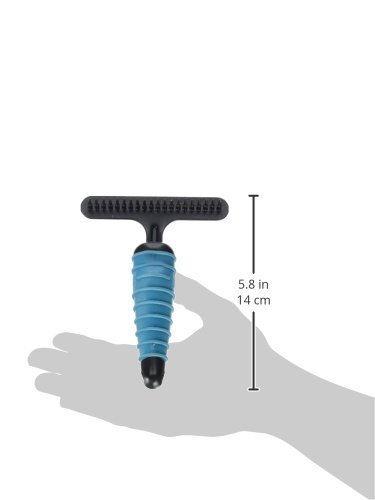 Master Grooming Tools Ergonomic Undercoat Rakes — Efficient Tools For Grooming Dogs, Long Pins, Black #TOP2
