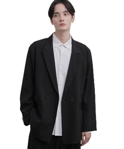 [ティーケー タケオキクチ] テーラードジャケット ダブルブレストジャケット 17045108 メンズ ブラック(019) 02(M)