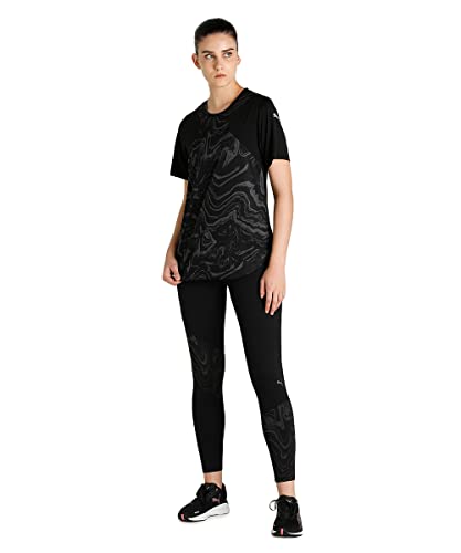 Image of Puma Run Graphic AOP SS Polyester Regular Fit Womens T-Shirt