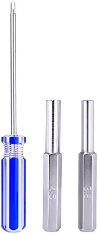 Blulu 3.8mm 4.5mm Security Bit Screwdriver Tool for NES SNES N64 Cartridges Systems, with 2.5 Trigram Screwdriver