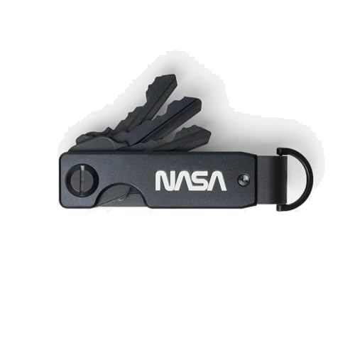 Image of The Ridge Key Organizer - Compact Metallic Key Holder, Minimalist Innovative Keyholder, Smart Keychain Secures 2-6 Keys