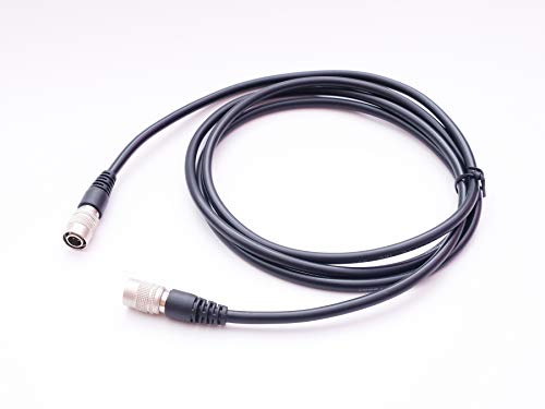 Cable de alimentación de 4 pines macho a macho de 4,8 pies para batería Trimble 3600 3