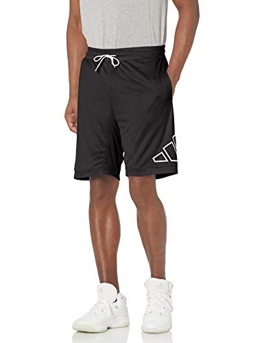 adidas Herren Essentials Big Logo French Terry Shorts, Black, L
