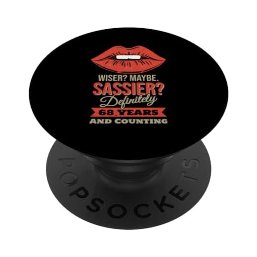 68 años - Wise Sassy - Divertido cumpleaños número 68 PopSockets PopGrip Intercambiable