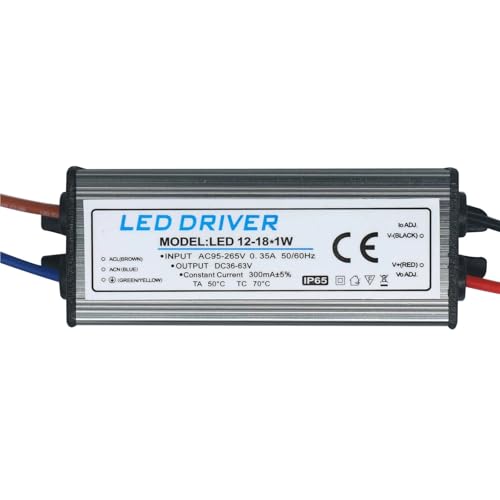 Alimentation 300mA étanche pour driver LED de spots de terrasse 1-3W