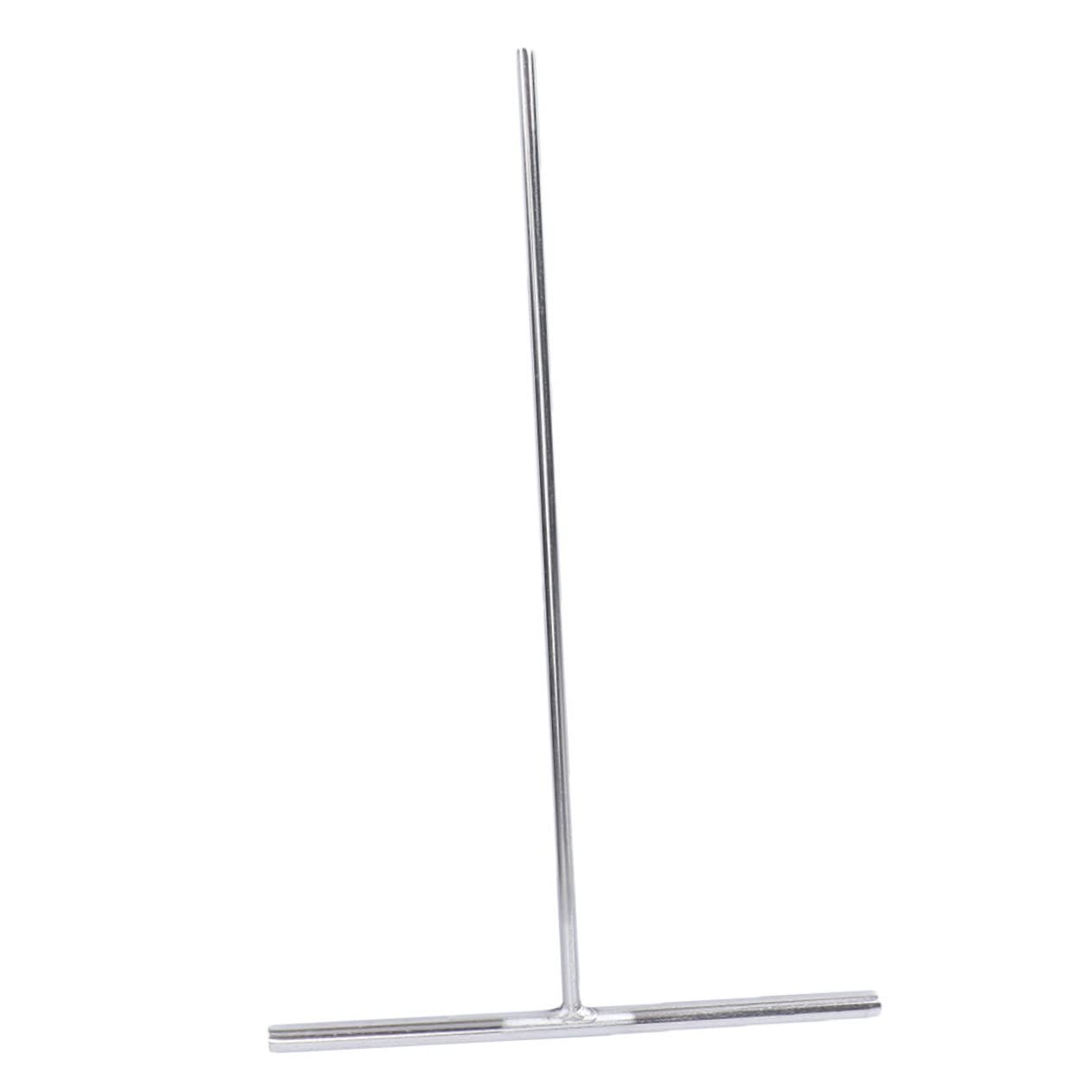 Mikinona Stainless Steel Crepe Tool Pancake Fruit Pusher t Shape Spreader Kitchen Spreader Nonstick Cookware Utensil
