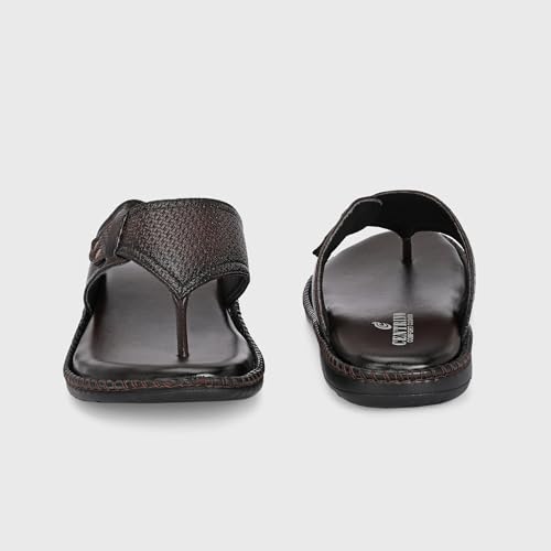 Image of Centrino Sandal for Men | Casual Open Toe Slippers /Flip Flop /Slides Anti Slip on for Men's | Modern slipper Look with Straps | Comfortable Casual look sandal for Men's (9511)