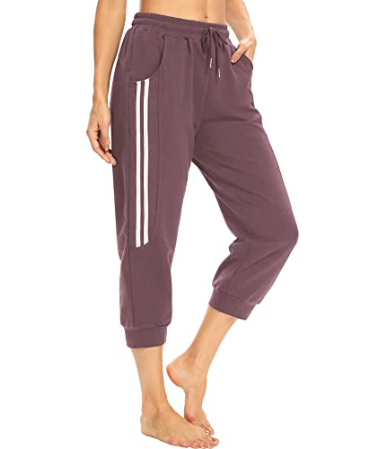 KaiDi womens Athletic-capri-pants Sweatpants