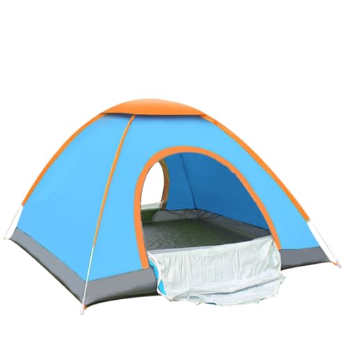 Carpa plegable automática para 1 persona, azul miniatura 1