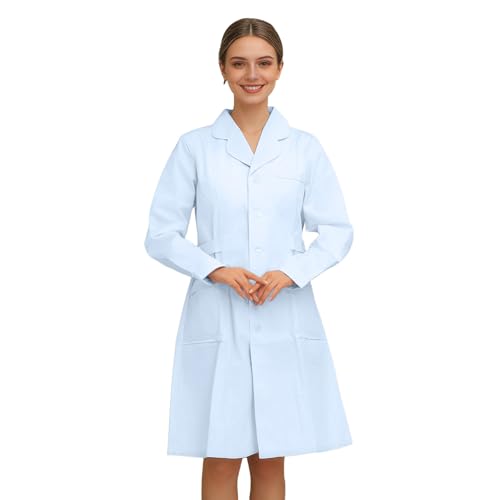 Blouse de médecin pour femme idéale pour l'université et les travaux pratiques