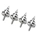 HiFi Speaker Spikes, Shockproof Adjustable Stainless Steel Isolation Spike Feet for Amplifier CD DVD Player, Set of 4 (M10)