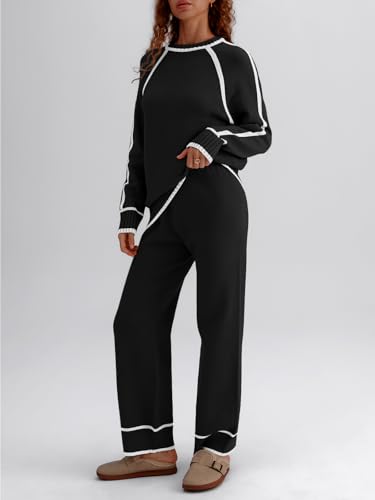 LILLUSORY-2-Piece-Knit-Lounge-Set-Womens-Matching-Sweater-Set