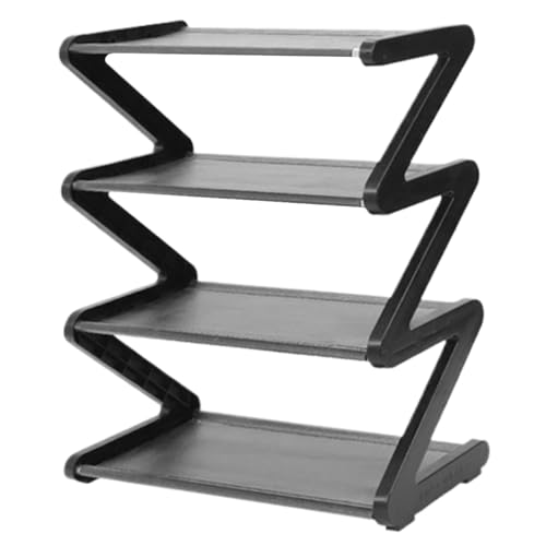 Rangement chaussures 4 niveaux stable et étanche pour meuble entrée