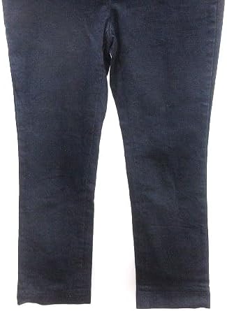 ロートレアモン LAUTREAMONT OWN デニムパンツ ジーンズ ベイカー ストレート 40 L 紺 ネイビー AU レディー