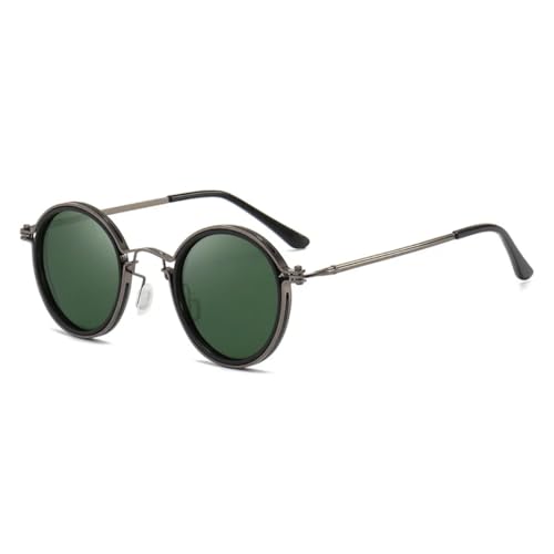 Lunettes de soleil rondes rétro steampunk idéales pour festivals et terrasses