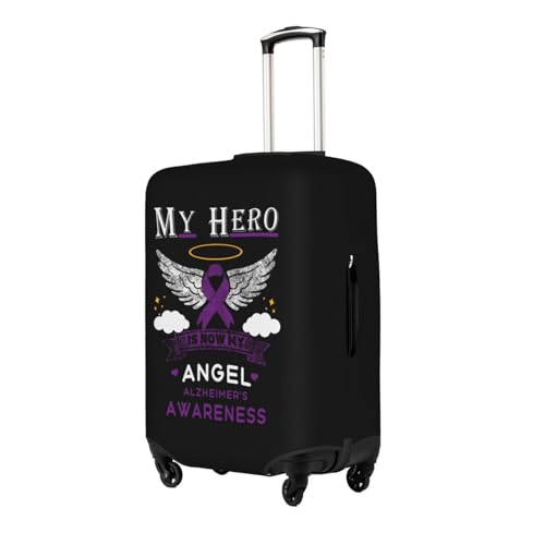 Travel Luggage Cover Alzheimer'S Awareness Fashion Washable Baggage Suitcase Protector Fit For Luggage Small2