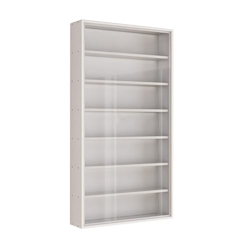 Estantería de pared de 5 niveles con puertas...