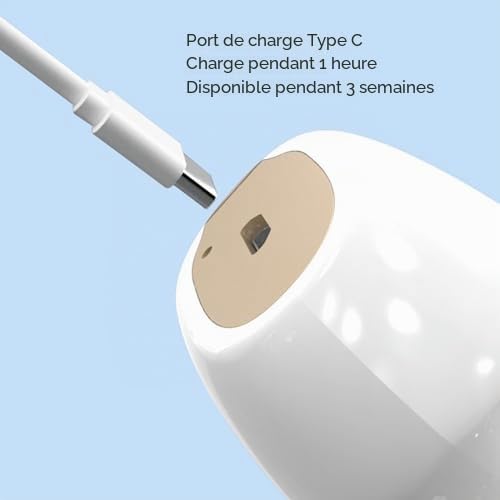 Dissolvant de Cire D'oreille Sous Vide, 3 Niveaux D'aspiration, Kit D'élimination du Cérumen Amovible, Rechargeable et à Faible Bruit