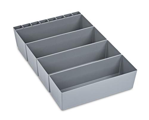 aidB Einsatzkästen - Set 1/4 Unterteilung für Euroboxen 600x400x120