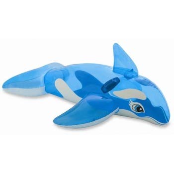 Jilani Water Float for Kids Whale Inflatable Float Size 64"x30" with Manual Pump 2
